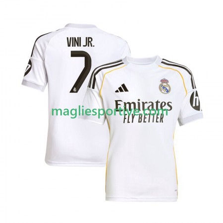 Completo Calcio Real Madrid Vinicius Junior 7 Divisa Prima 2025-2026